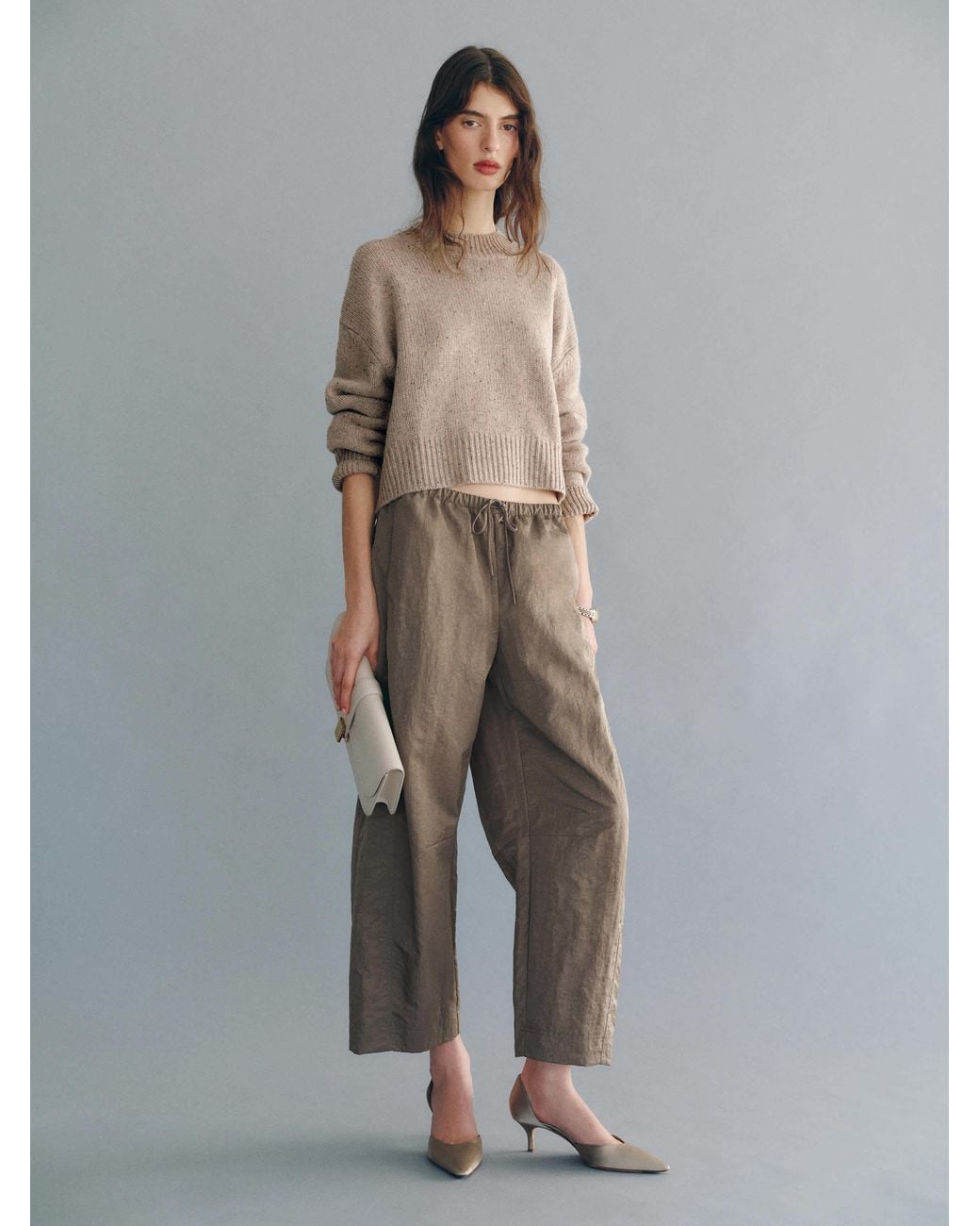 Reformation Gray Elara Pant