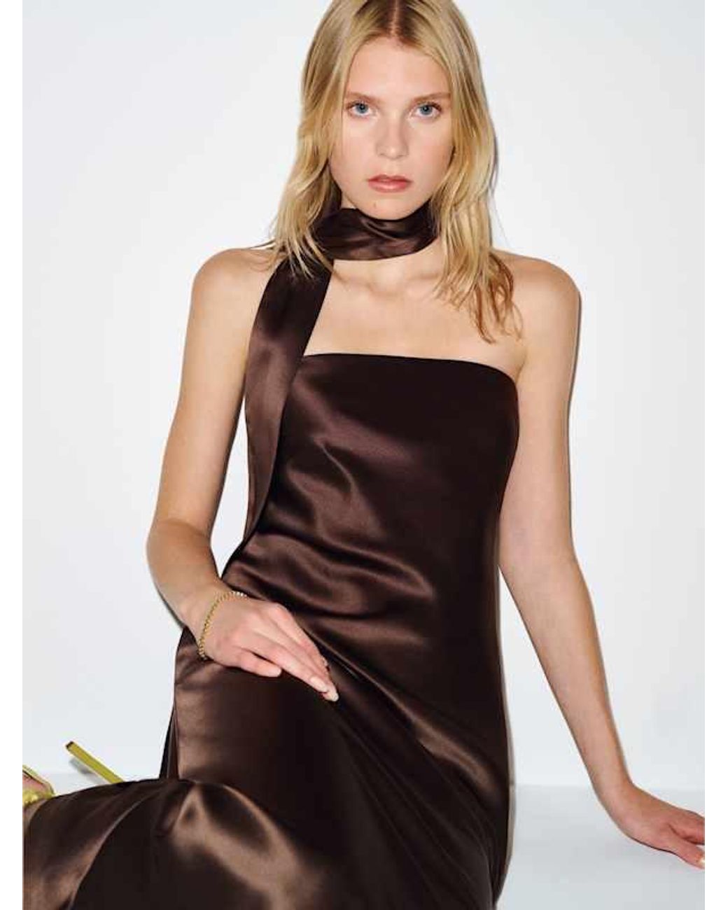 Reformation Multicolor Oren Silk Dress