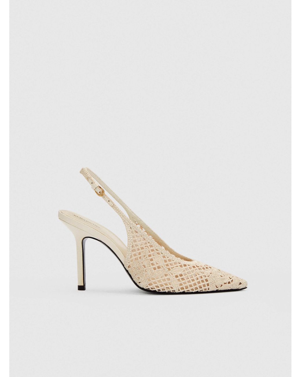 Reformation Natural Pillar Slingback Heel