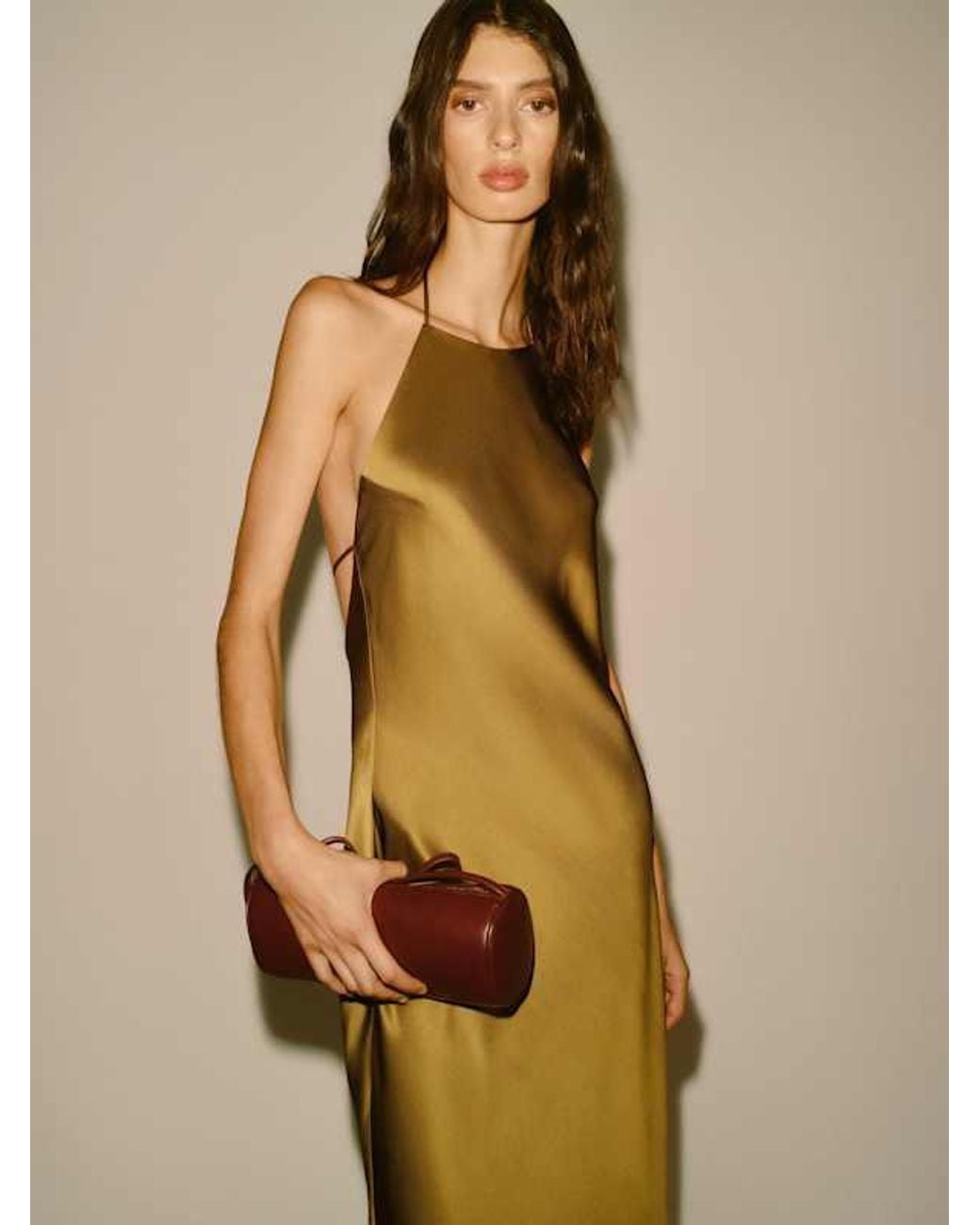 Reformation Yellow Jeany Silk Dress