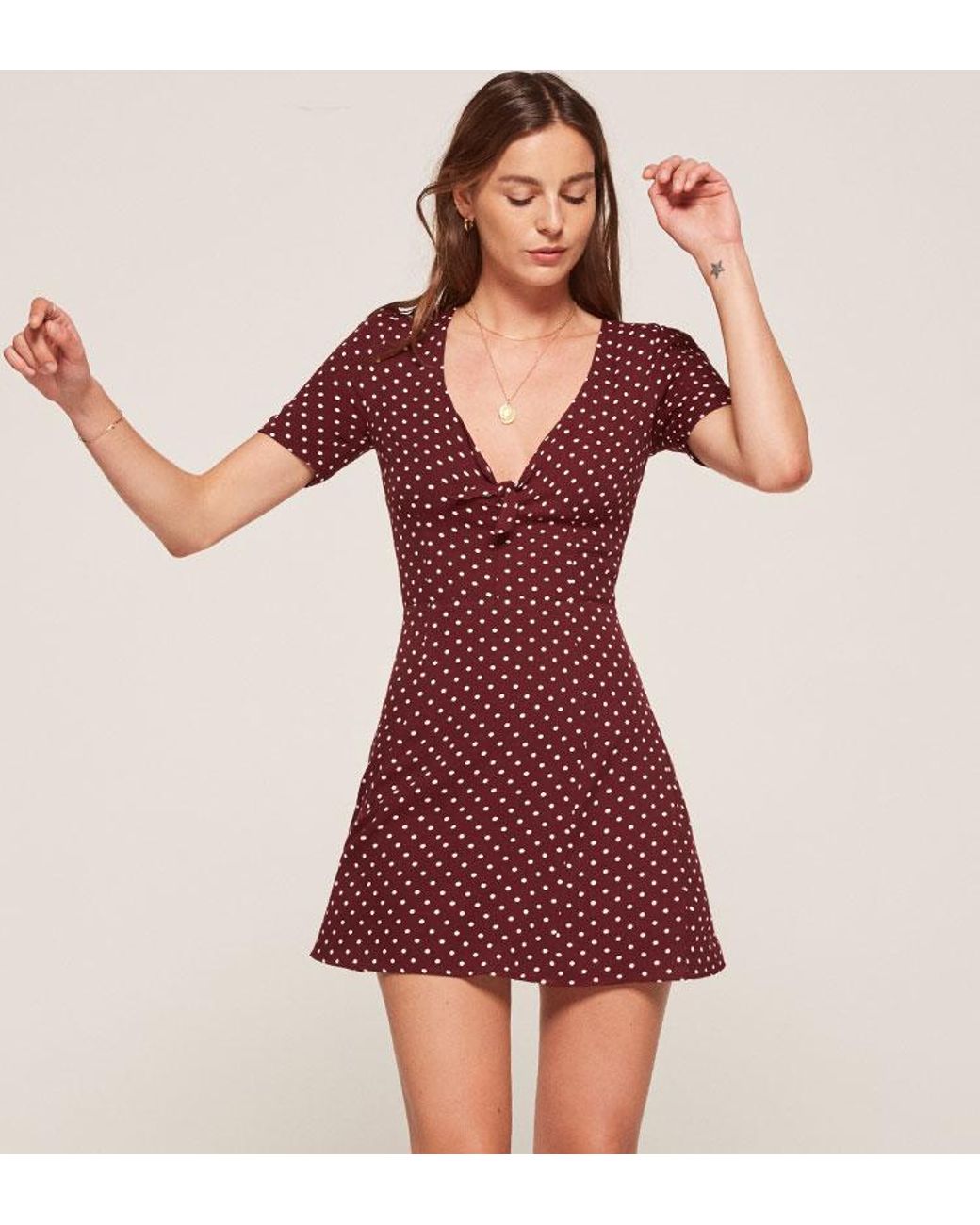Reformation Synthetic Irene Dress in 