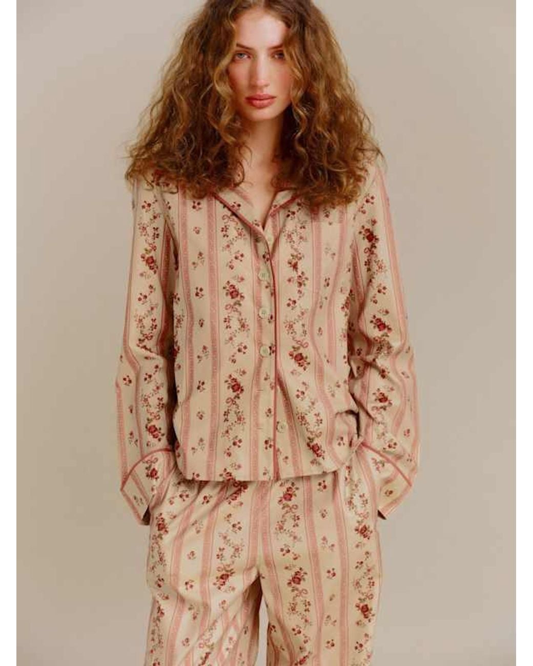 Reformation Natural Coco Pajama Set
