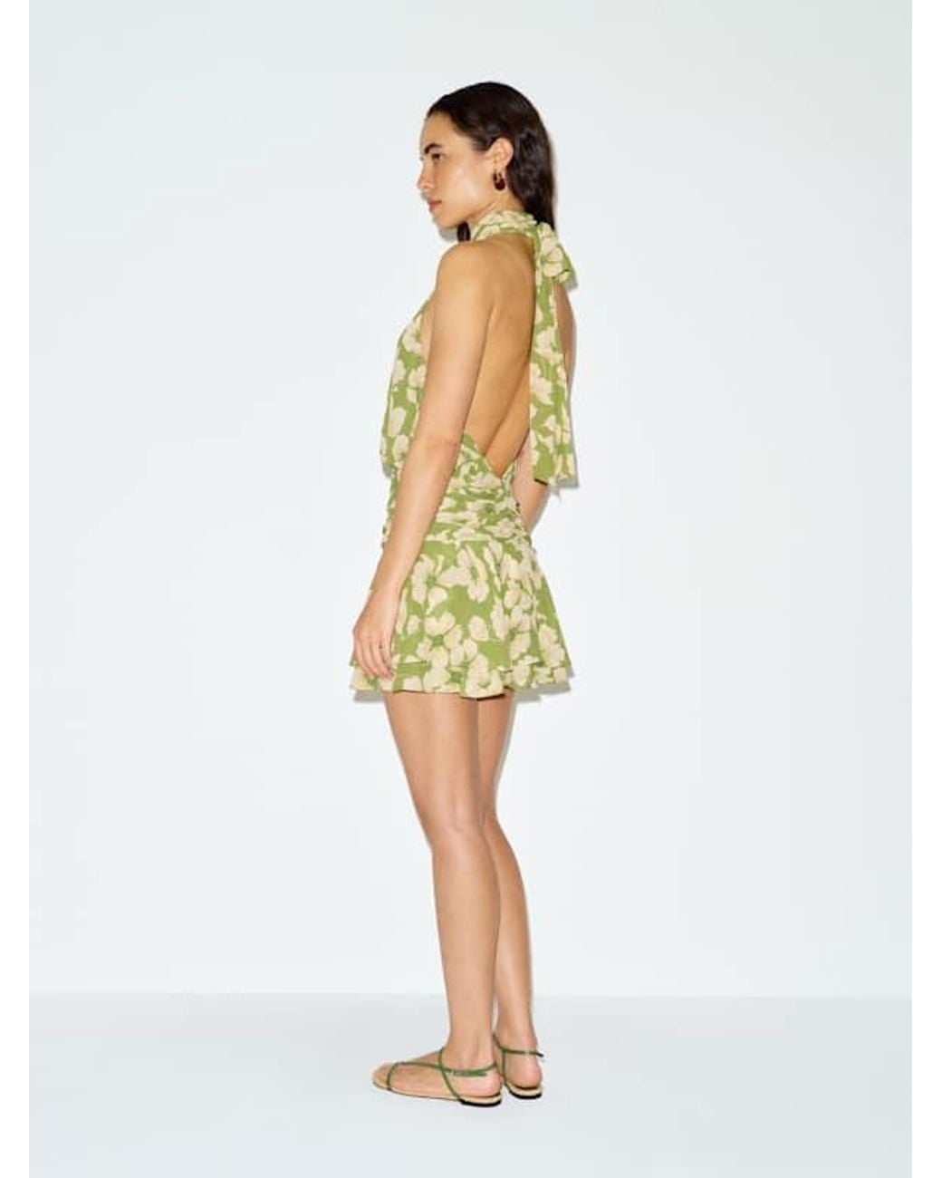 Reformation Yellow Karla Dress
