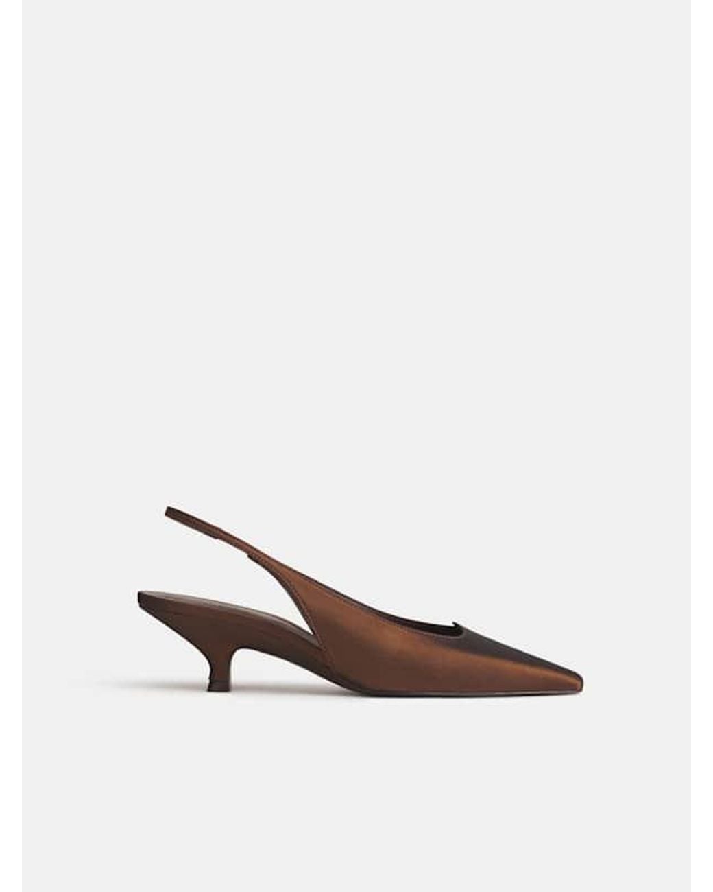 Reformation White Wells Slingback Heel 5