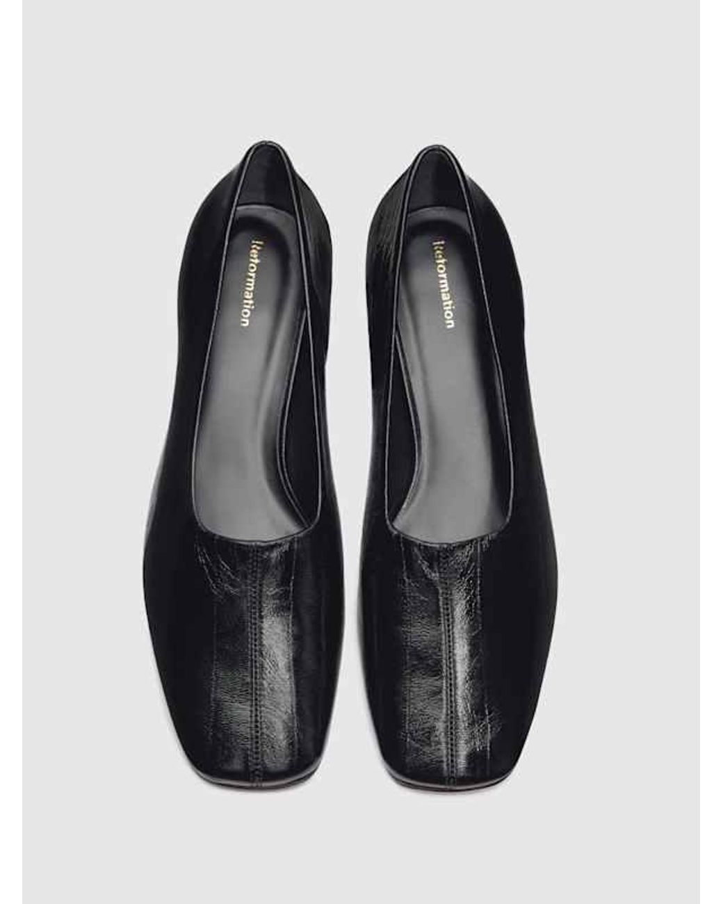 Reformation Blue Inez Pump Eel 6