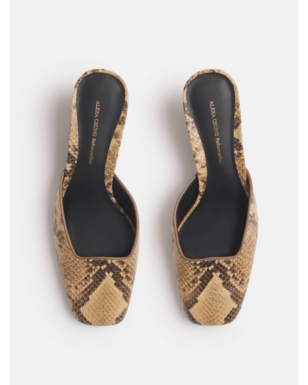 Reformation Black Pony Slipper 5