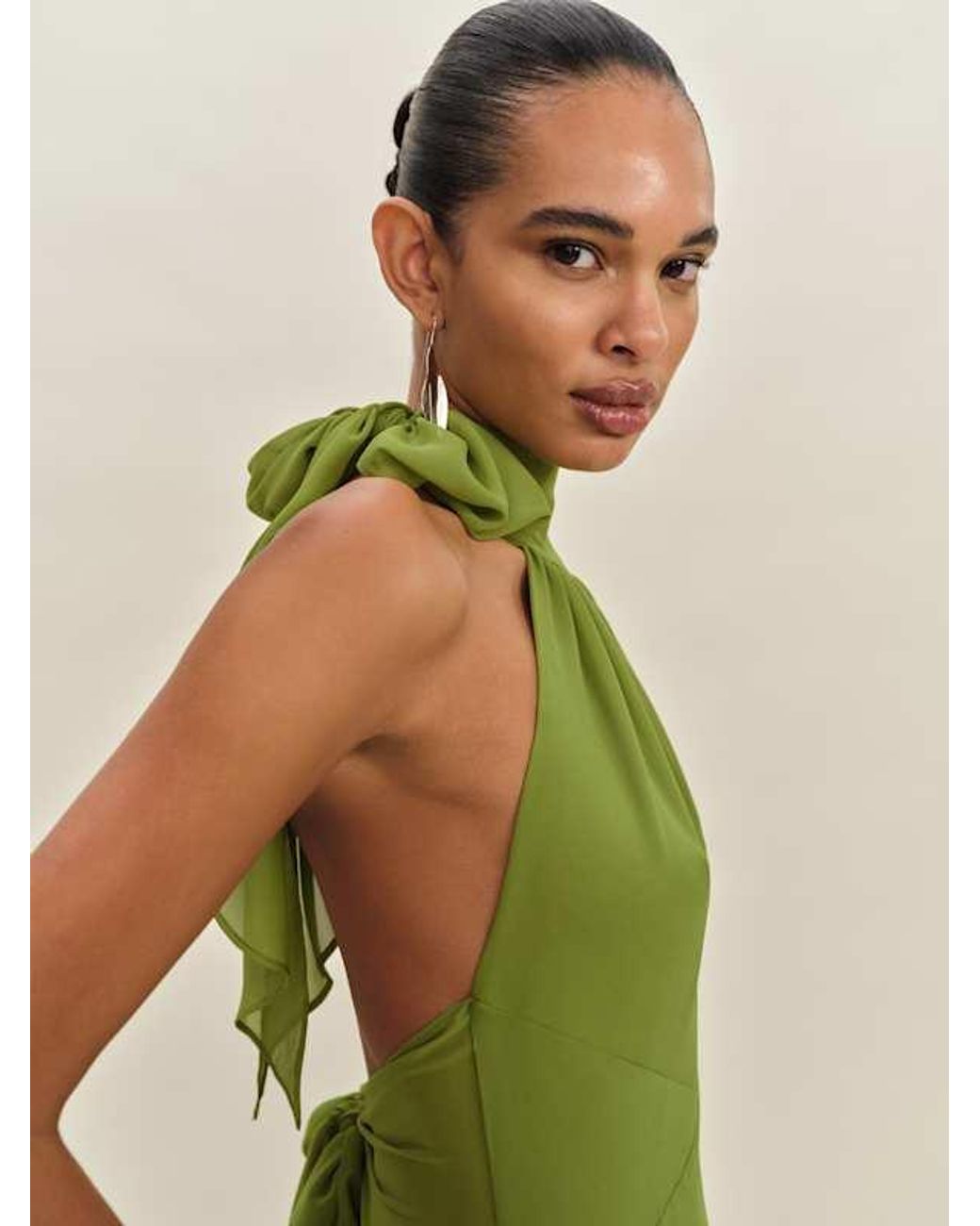 Reformation Mela Dress 4 in Green | Lyst