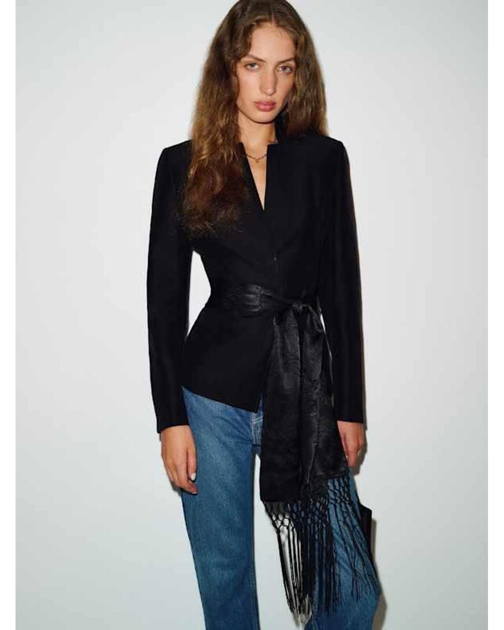 Reformation Blue Kylie Blazer 12