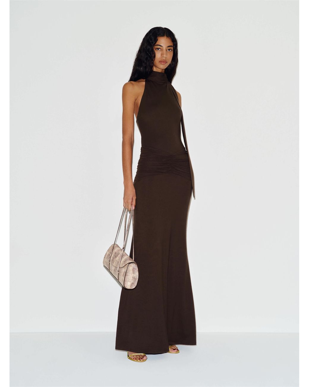 Reformation White Serena Knit Dress