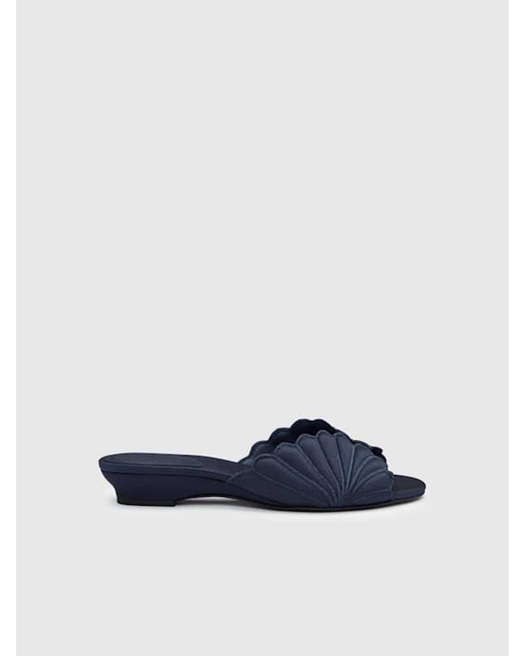 Reformation Blue Waldena Baby Wedge