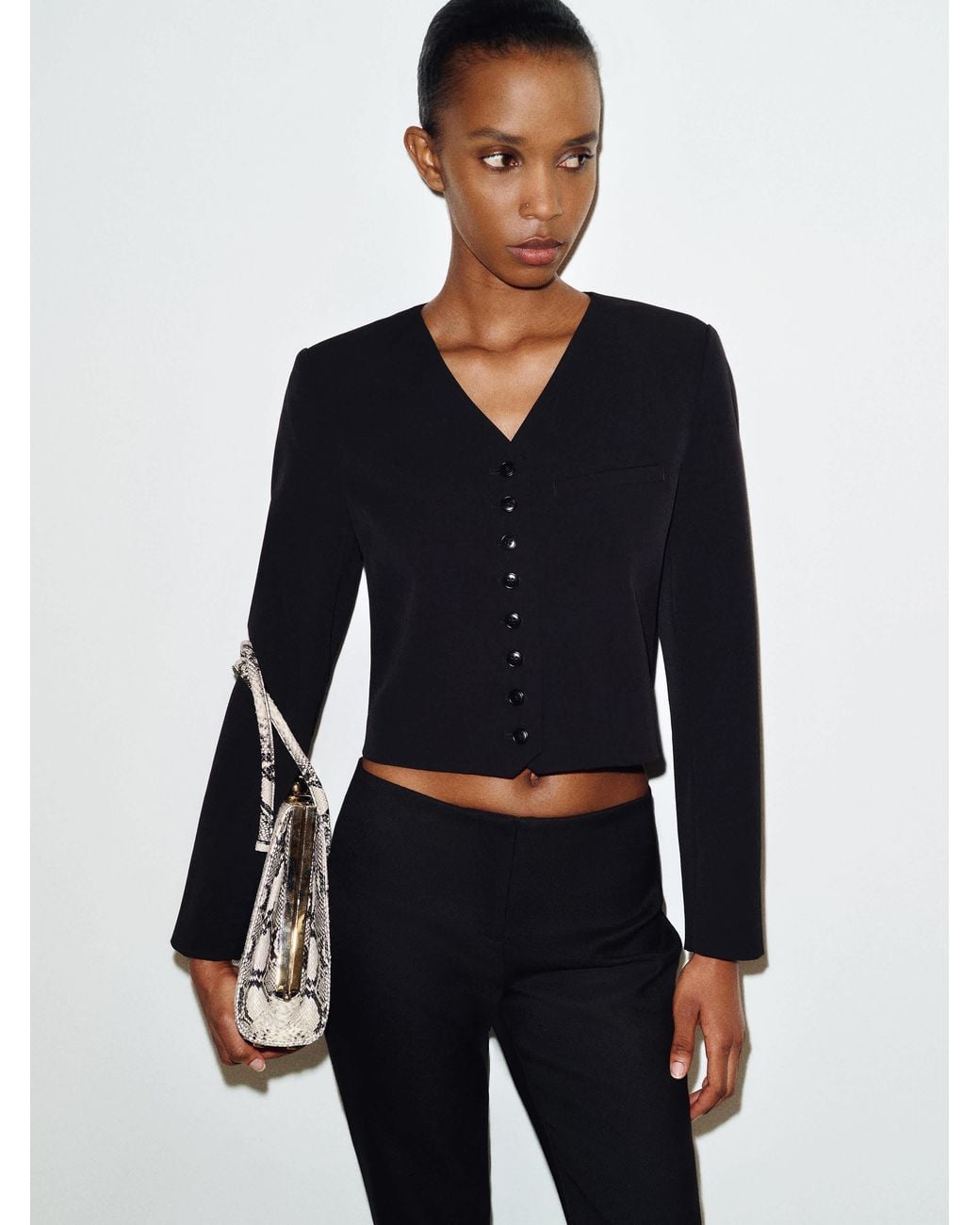 Reformation Blue Leona Jacket