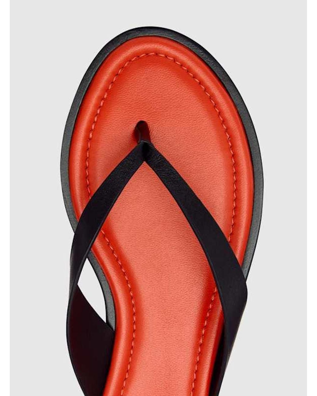 Reformation Blue Jessie Thong Sandal