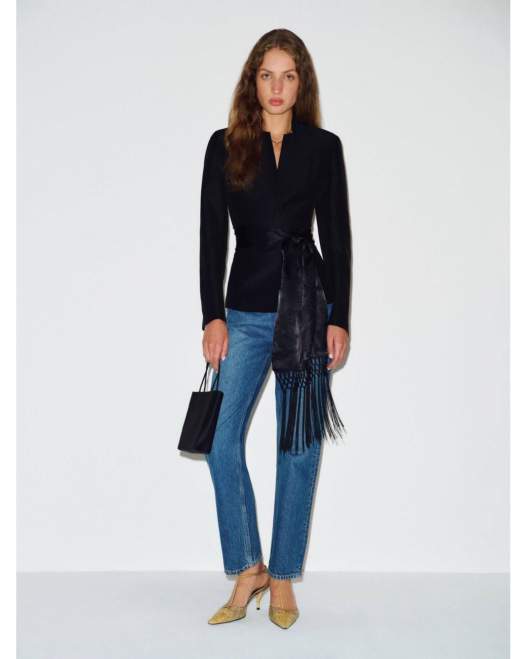 Reformation Blue Kylie Blazer 12