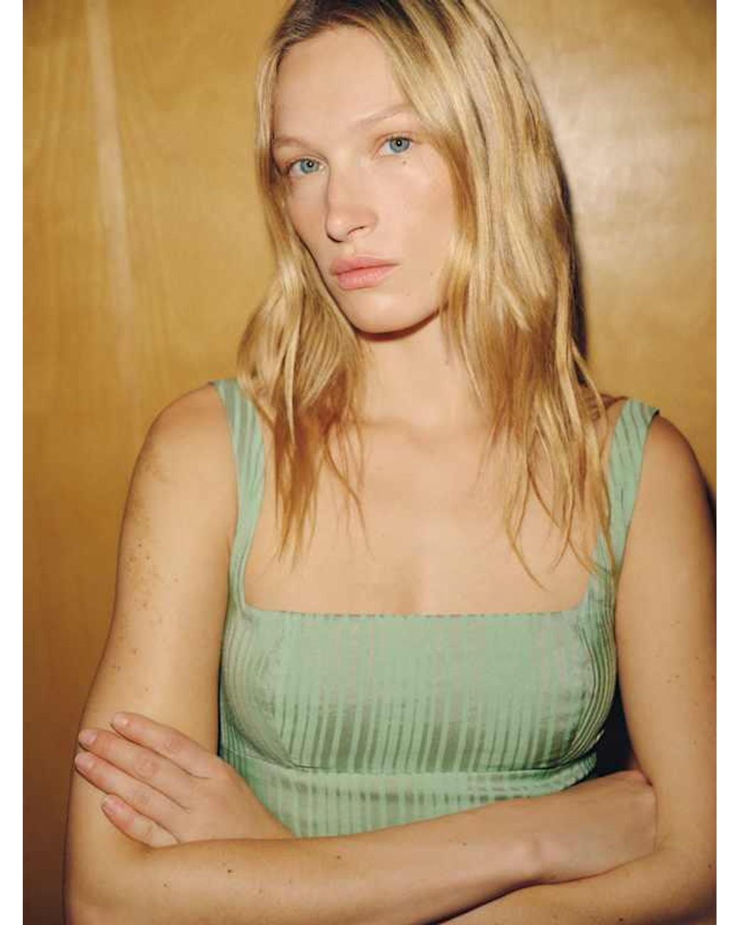 Reformation Green Nori Rains Top 0