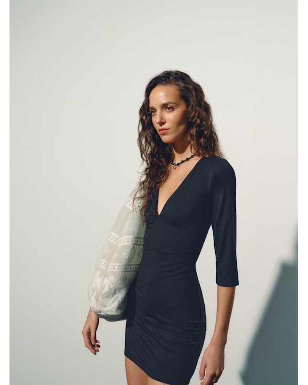 Reformation Blue Mel Knit Dress