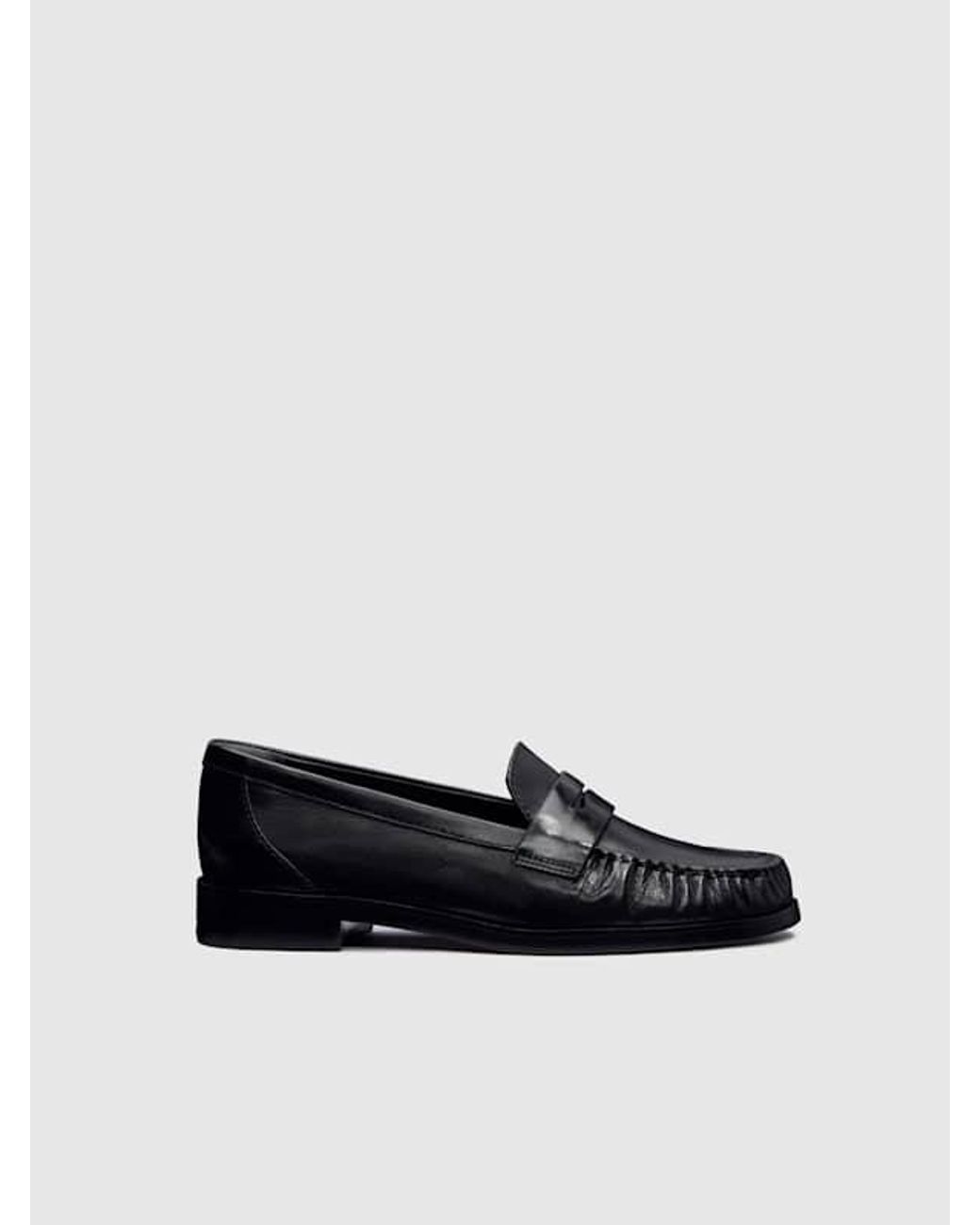 Reformation Pink Ani Ruched Loafer Leather 5