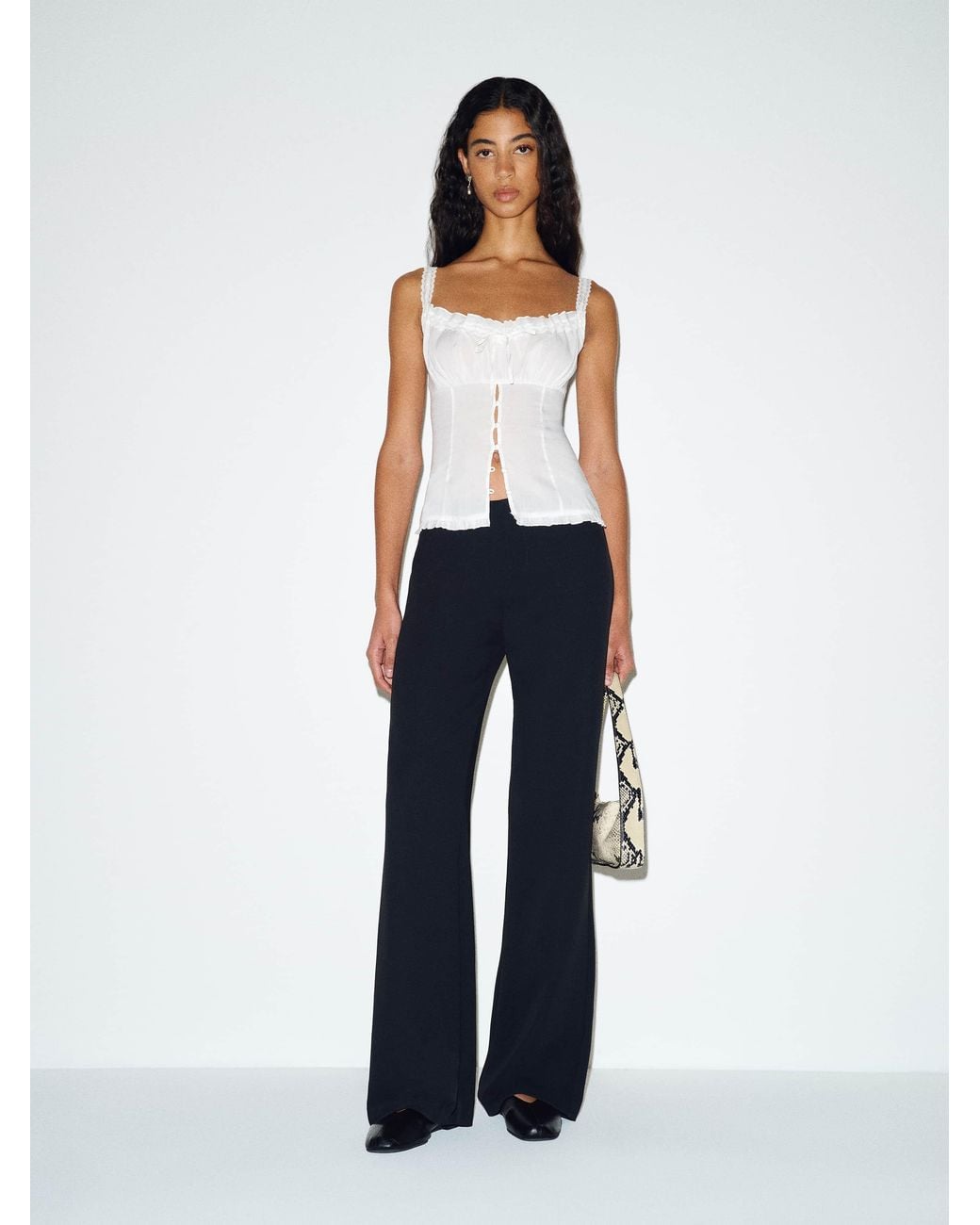 Reformation Natural Vida Low Rise Pant Pitch 0