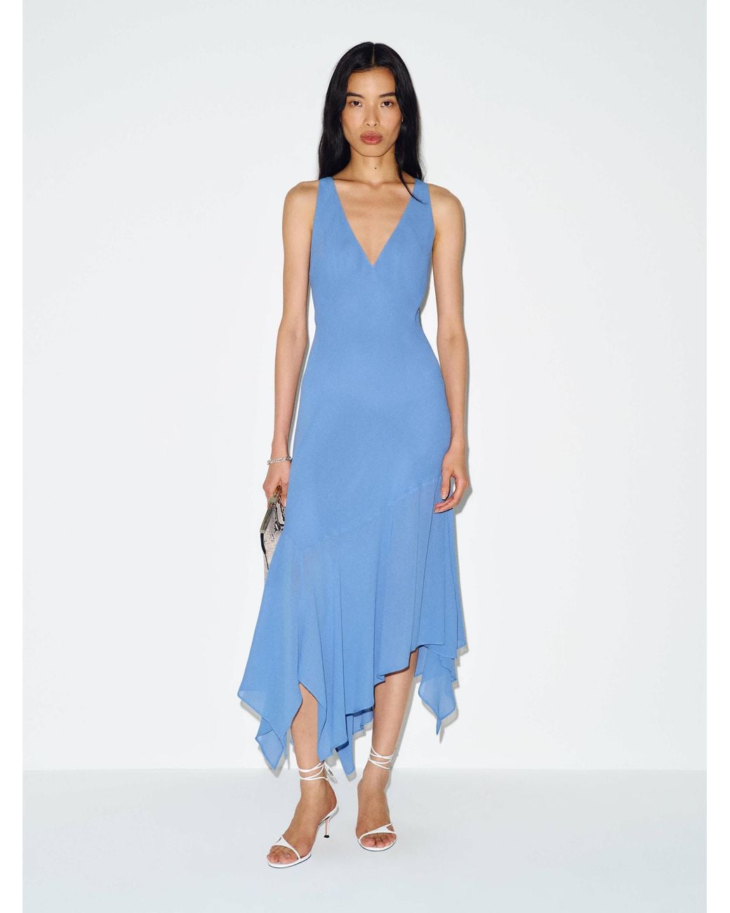 Reformation Blue Marysia Dress
