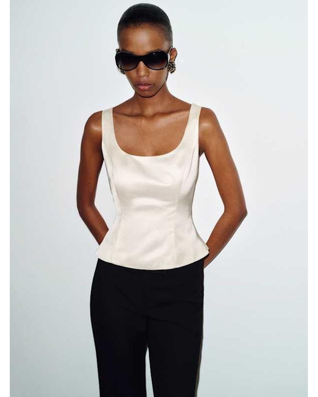 Reformation Blue Hetty Top 0