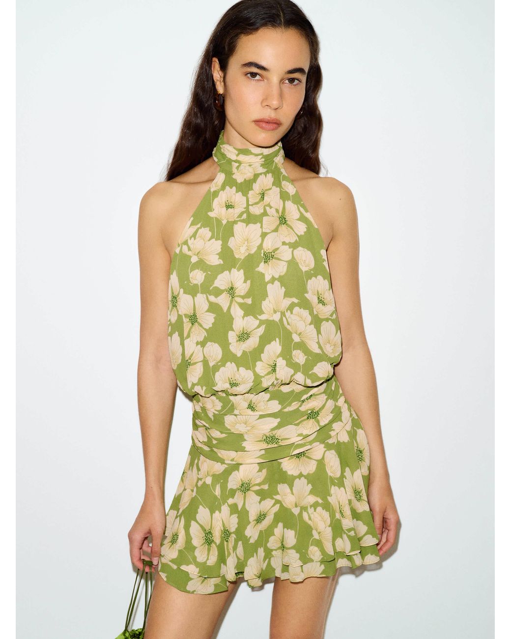Reformation Yellow Karla Dress