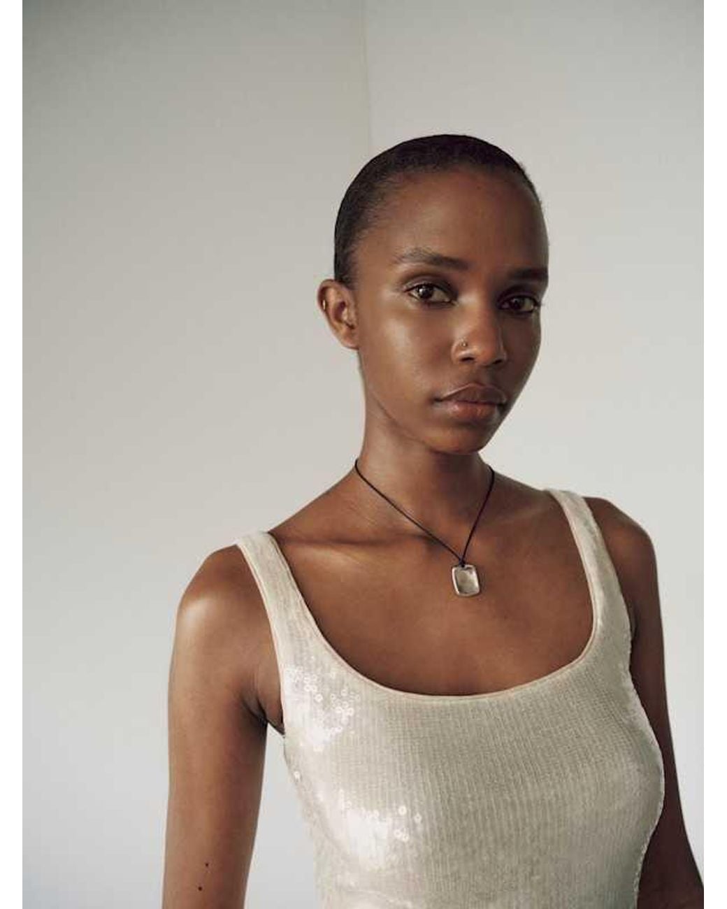 Reformation Natural Carla Knit Top