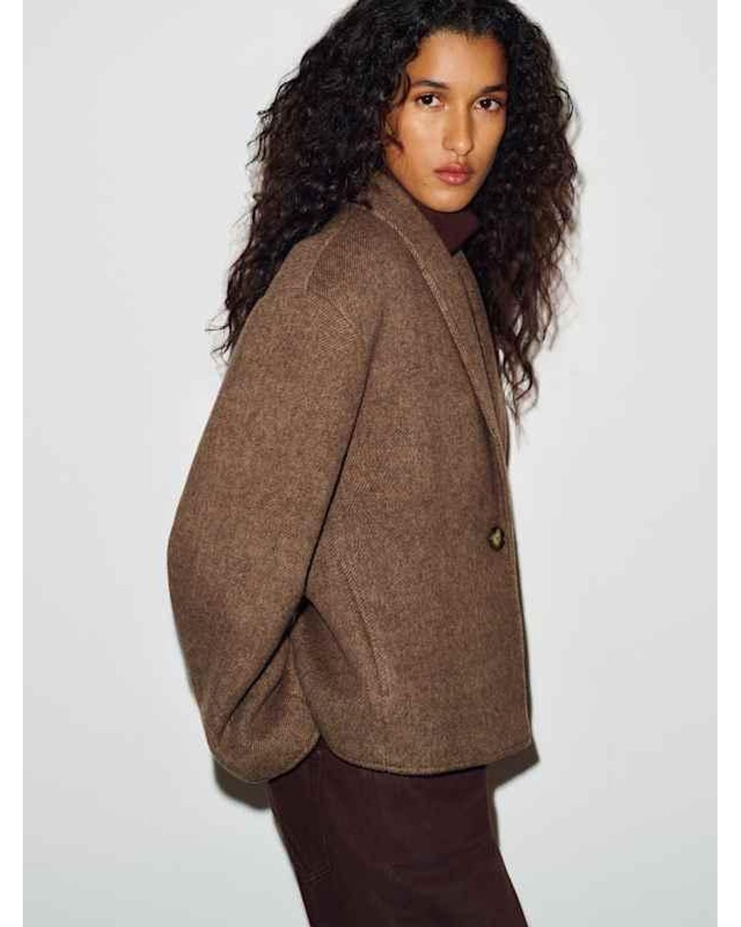 Reformation Brown Roxie Jacket