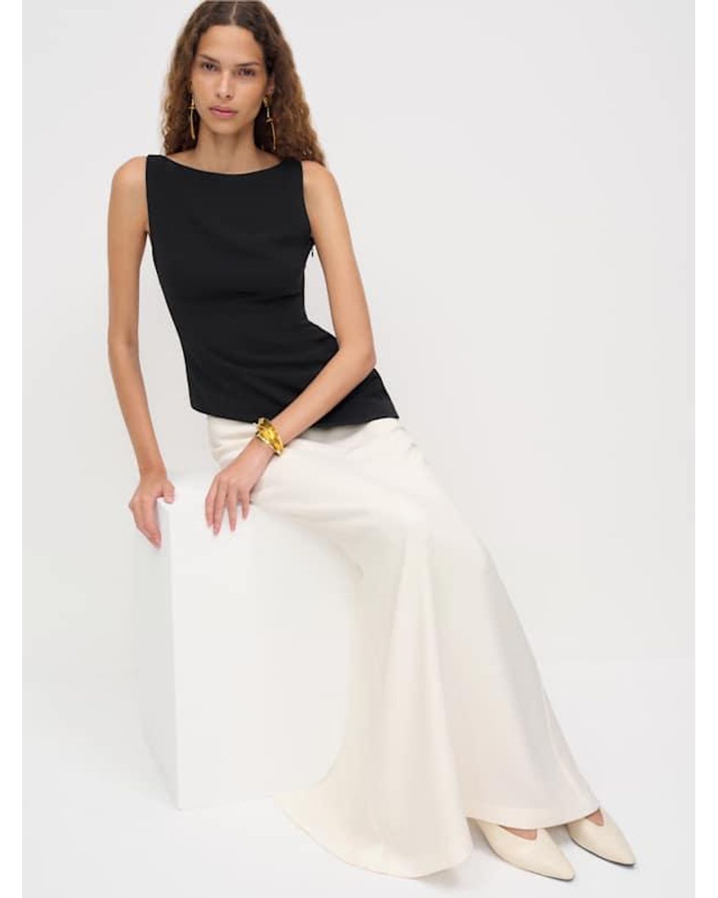 Reformation White Aveline Two Piece/Ivory 0