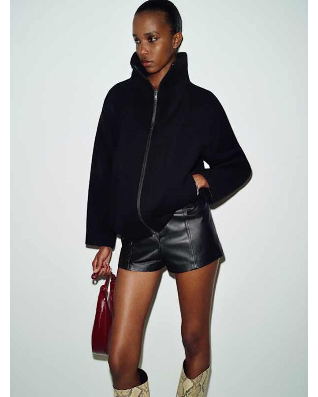 Reformation Blue Micha Bomber