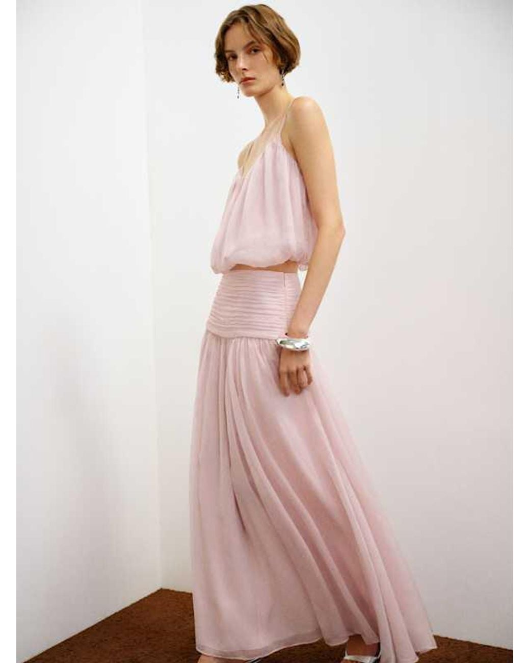Reformation Pink Astrid Two Piece Blush