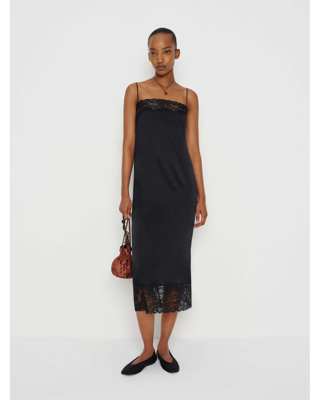 Reformation Blue Mackenzie Silk Dress