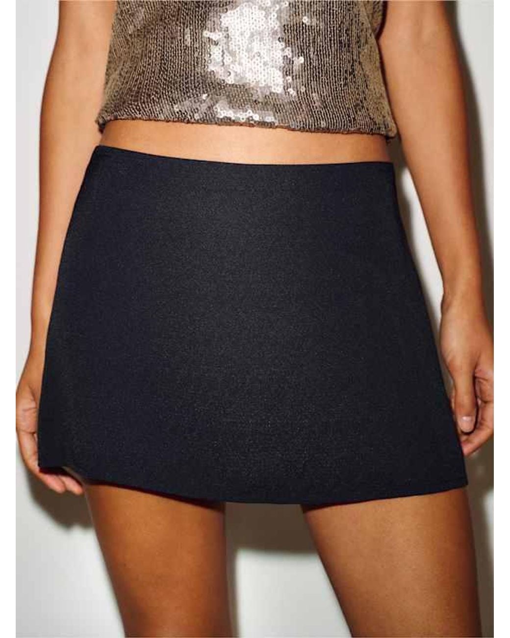 Reformation White Penelope Low Rise Skort 0