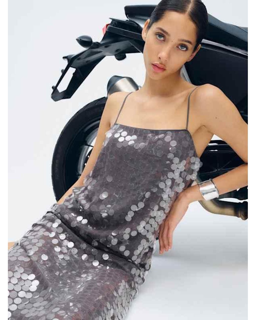 Reformation White Yoshe Dress Silk