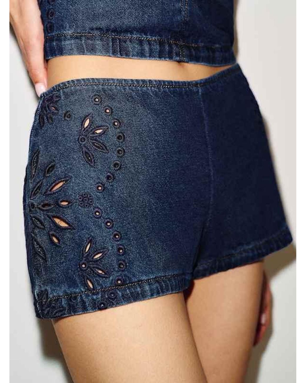 Reformation Blue Bernice Denim Two Piece 6