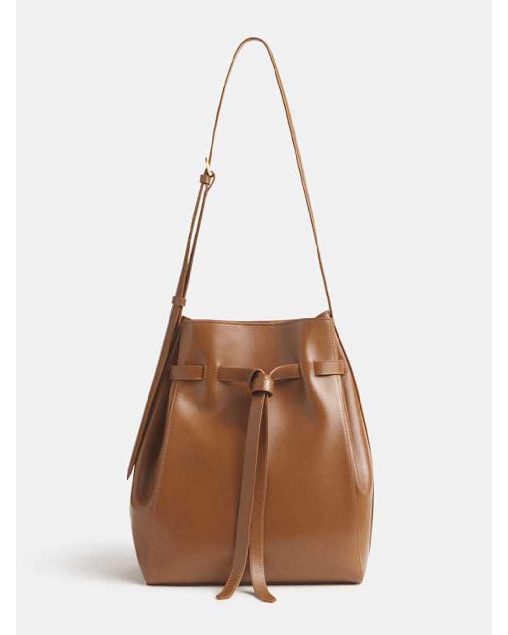 Reformation Blue Beatrice Bucket Tote