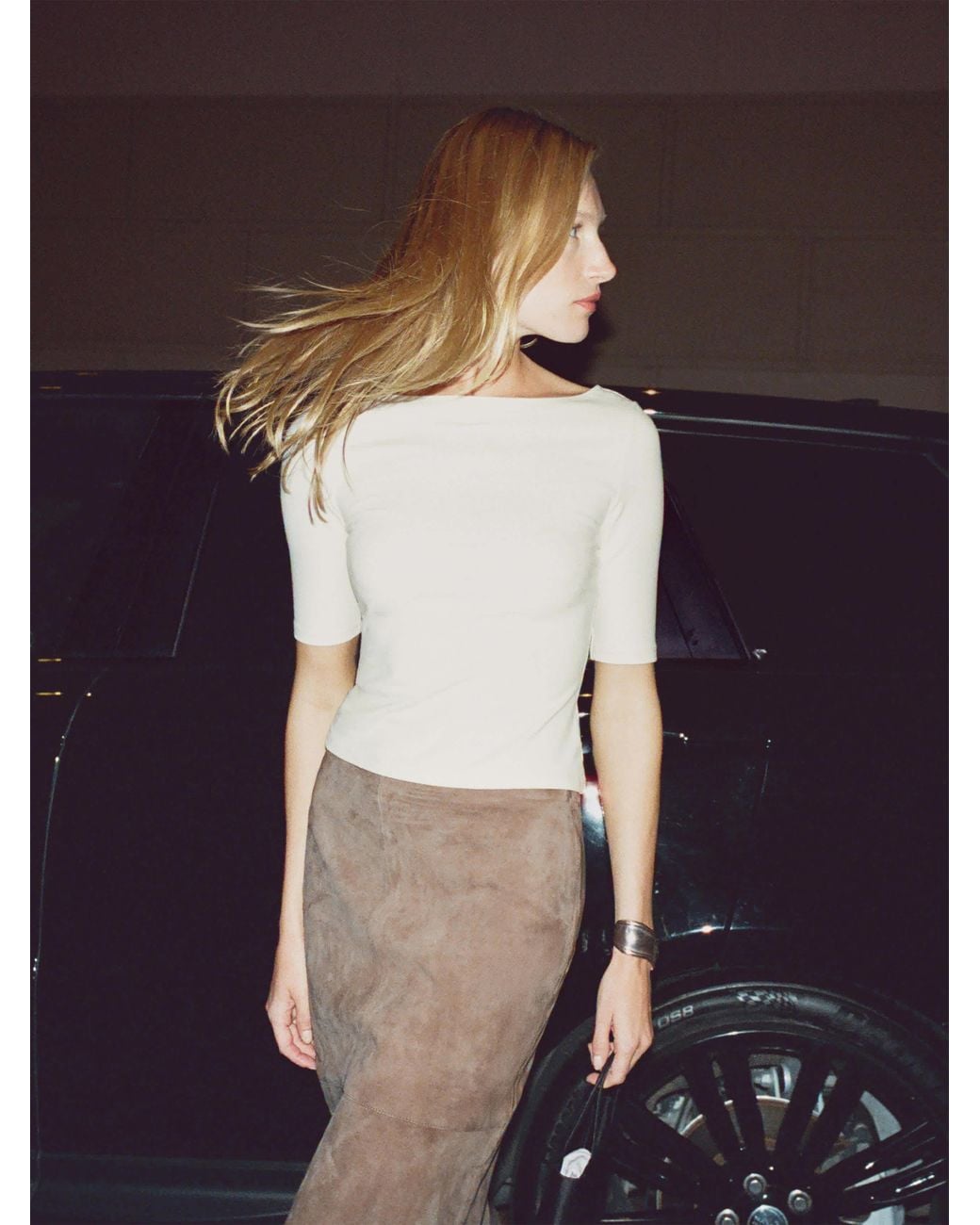 Reformation Natural Santino Knit Top