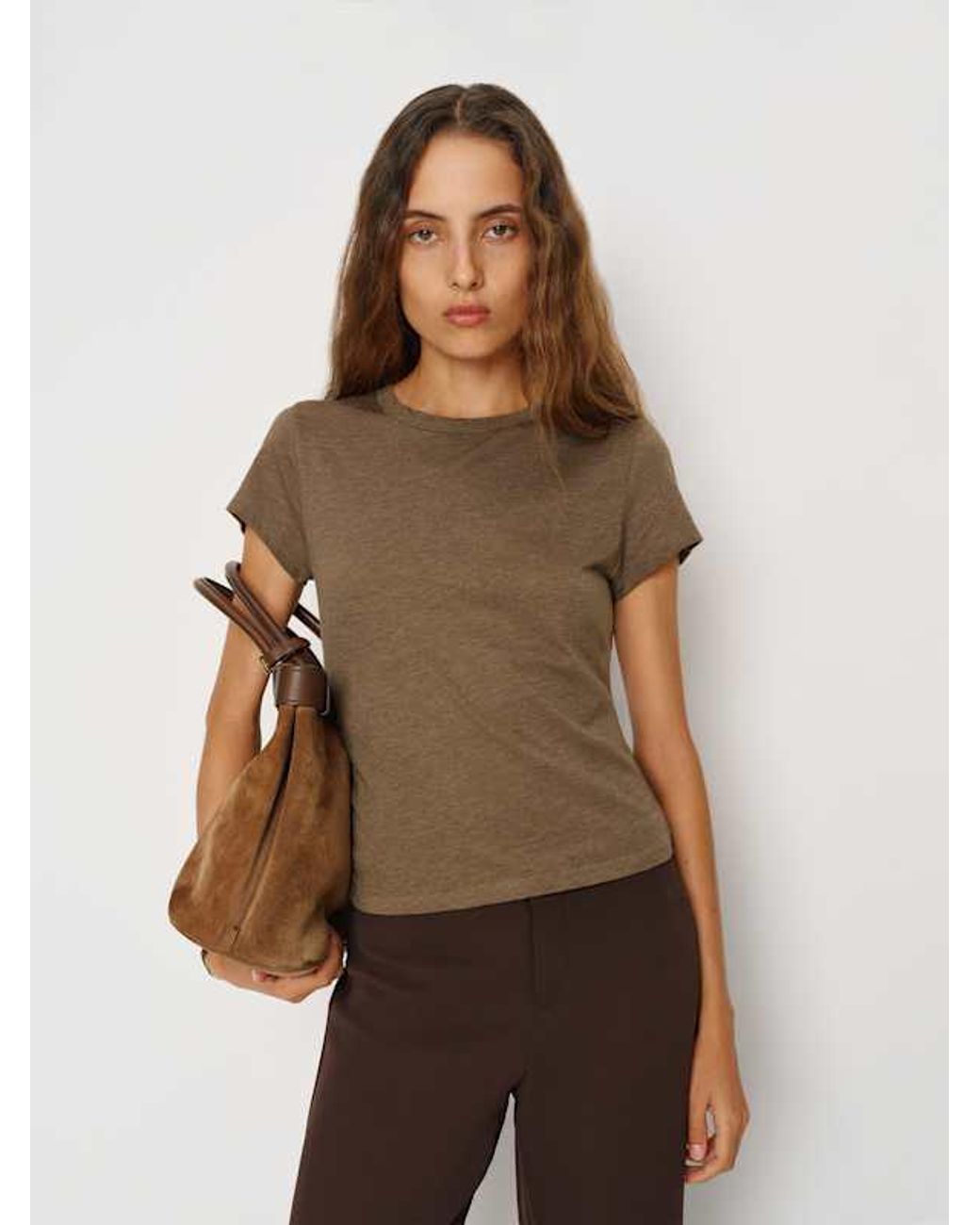 Reformation Natural Max Slim T-Shirt