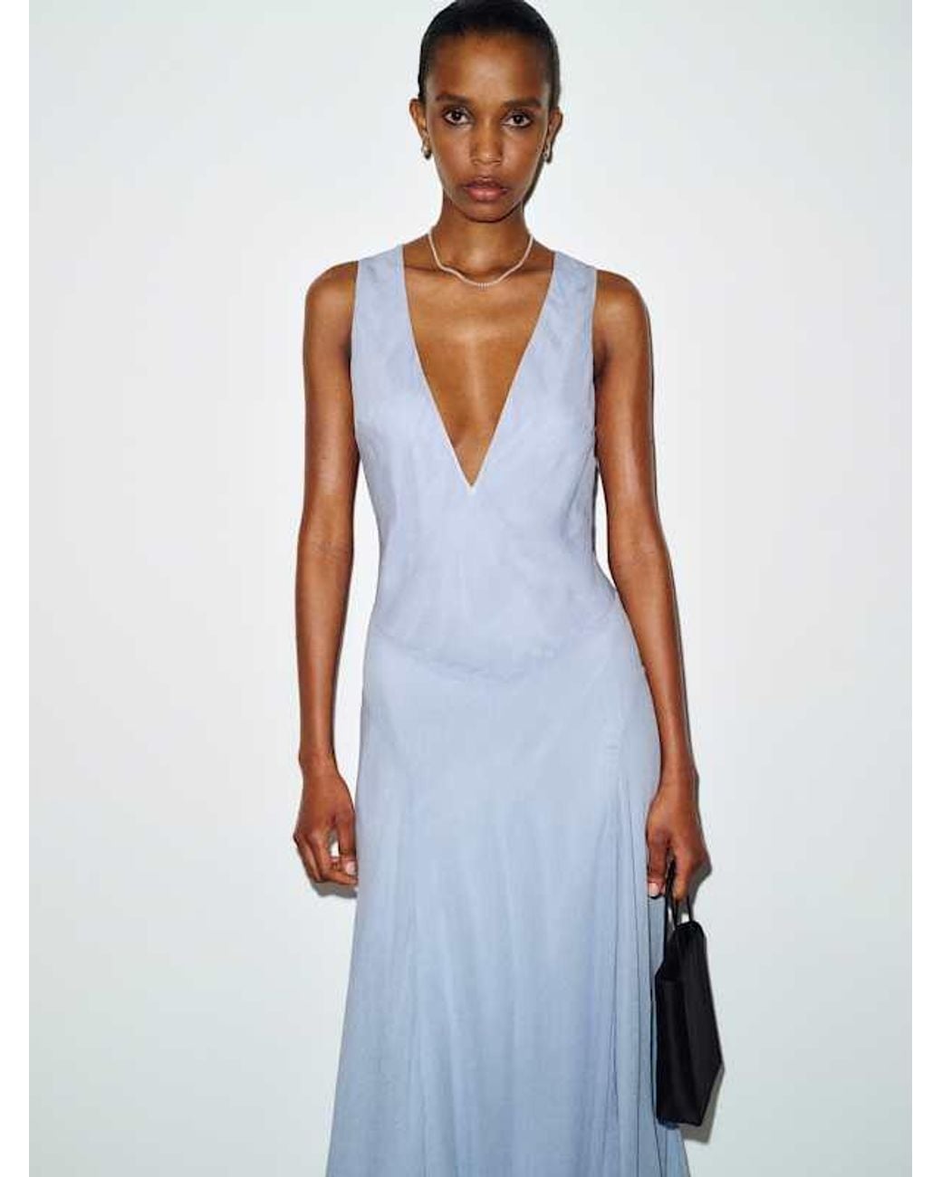 Reformation White Petites Stellina Dress Cloud 0P