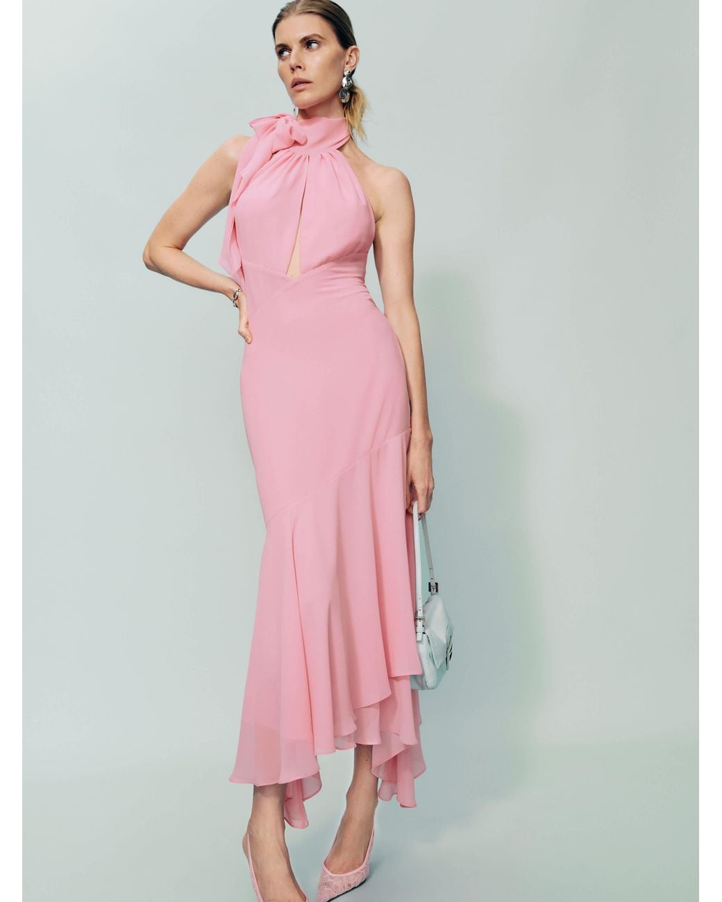 pink dress reformation Twinning In Reformation + ITC'S Newest Team Member