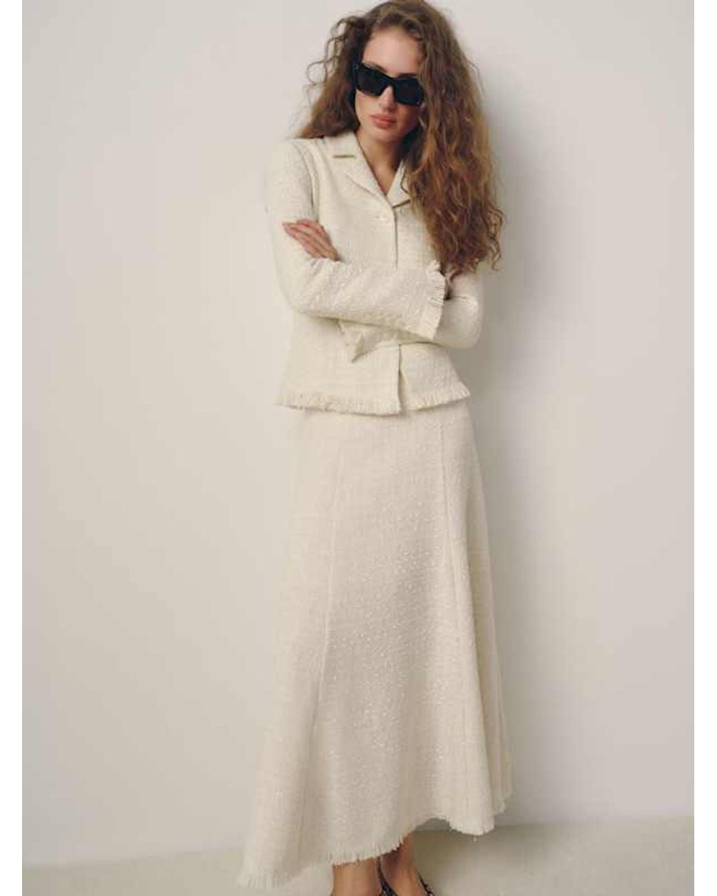 Reformation Natural Clove Skirt 0