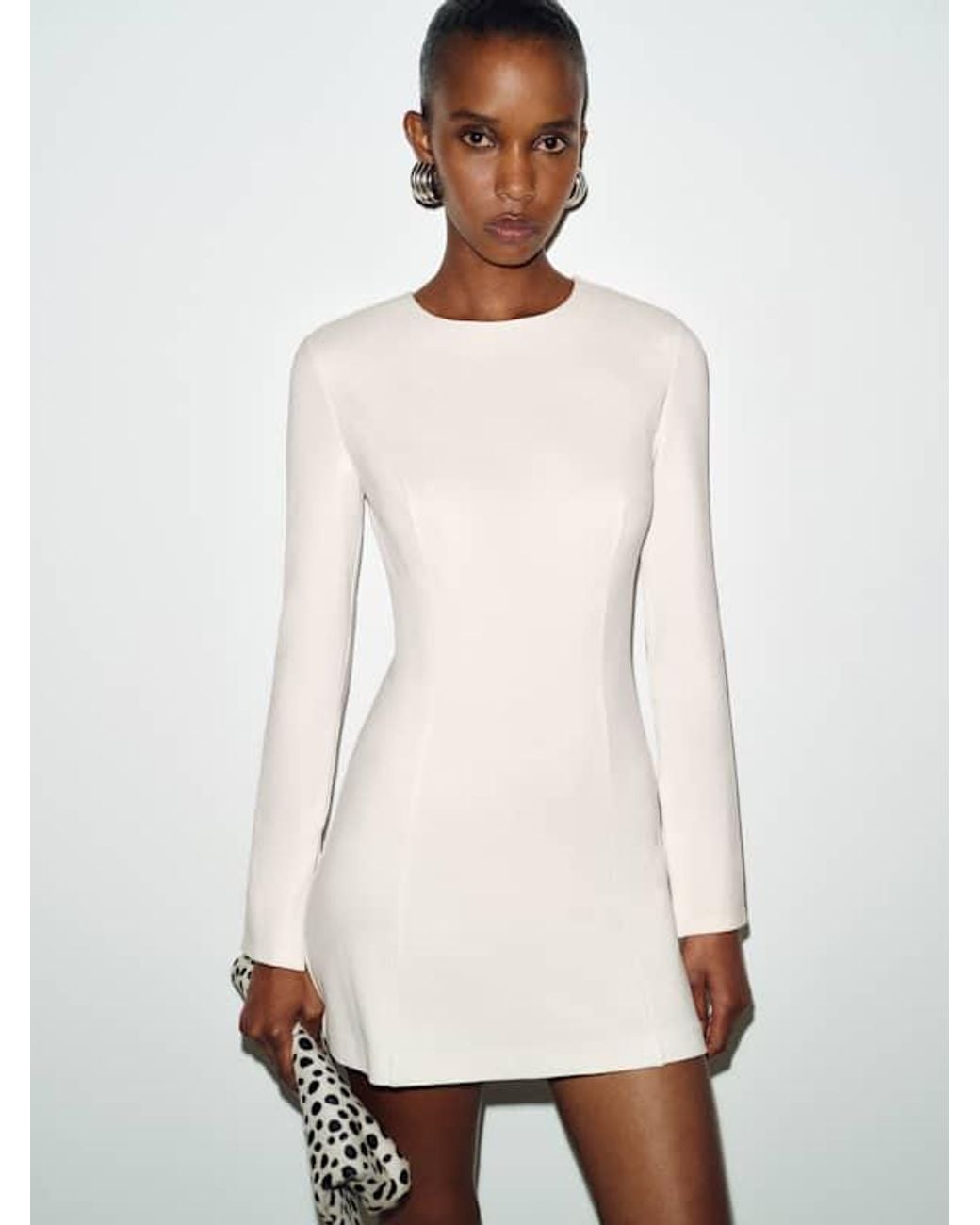 Reformation White Lottie Knit Dress