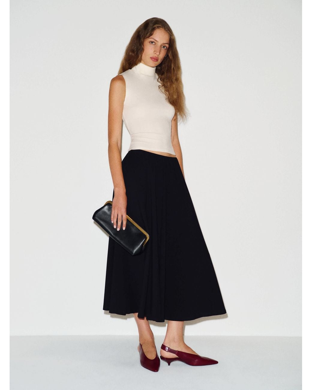 Reformation Natural Esti Knit Skirt