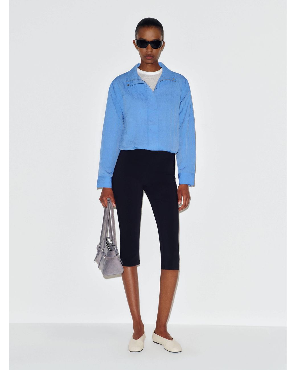 Reformation Blue Kendall Jacket Topaz