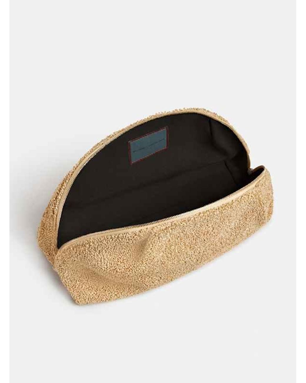 Reformation Blue Molly Maude Clutch Raffia