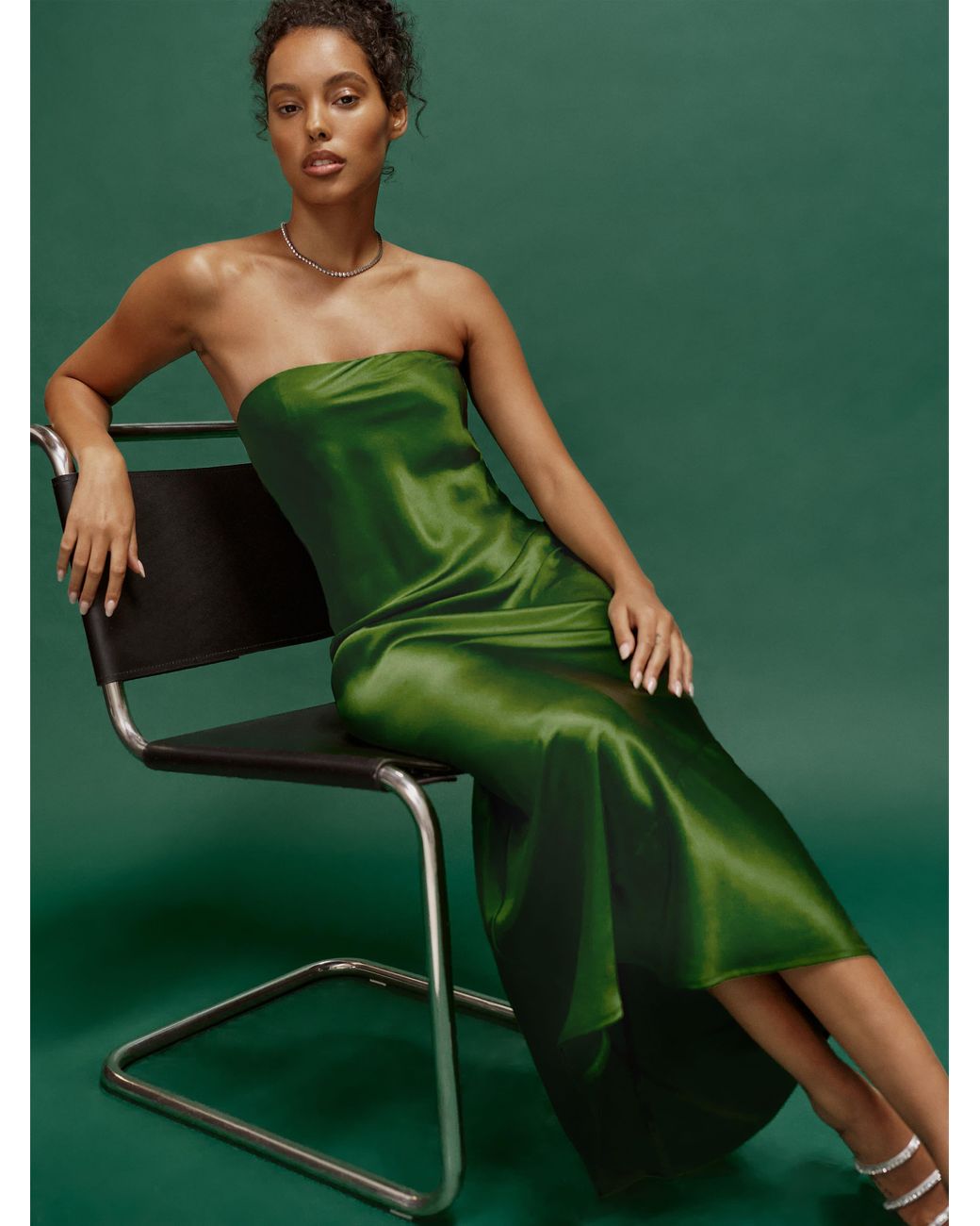 joanne silk dress reformation