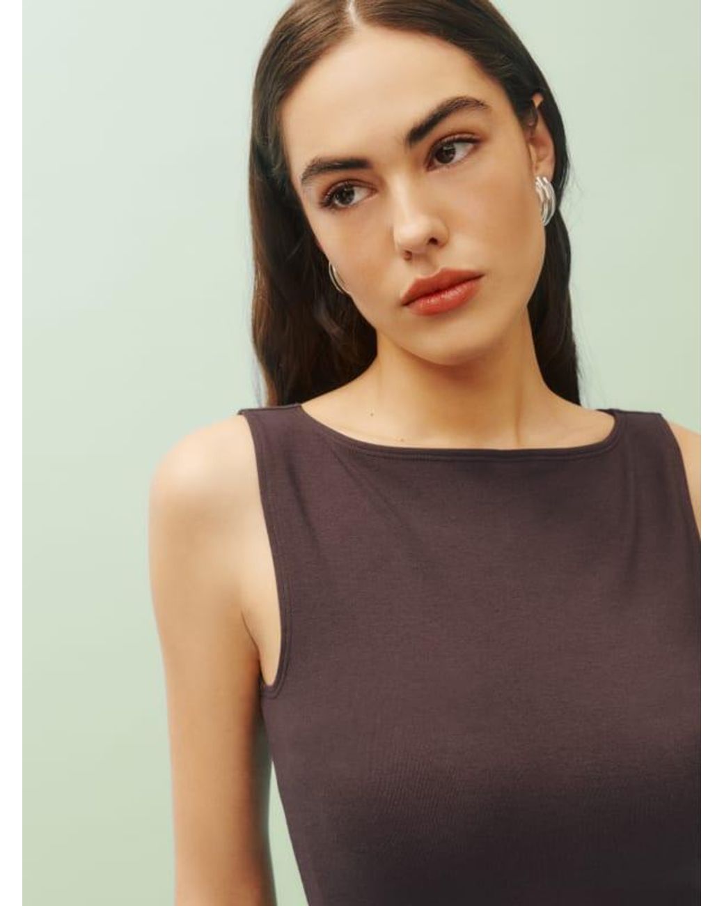Reformation Petites Nataly Knit Dress in Green | Lyst