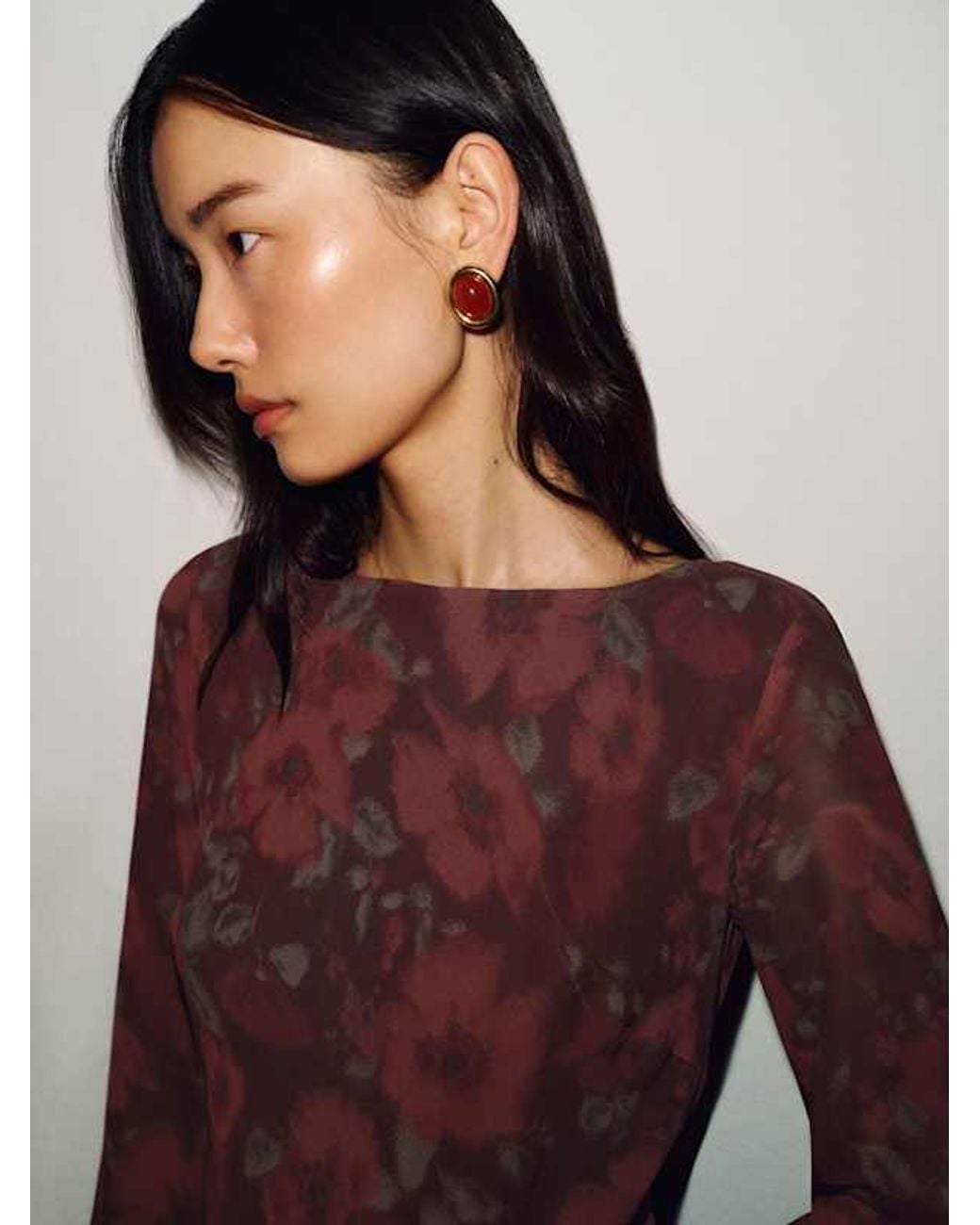 Reformation Red Esra Dress