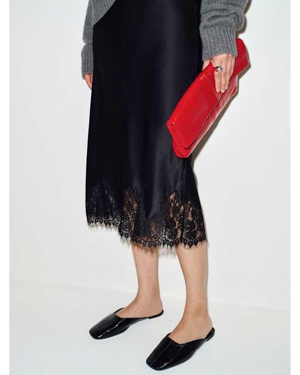 Reformation Natural Carolina Silk Skirt