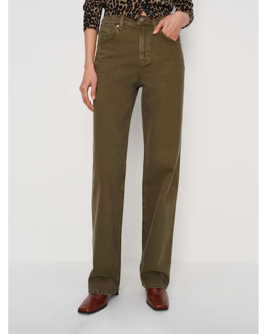 Reformation Natural Val 90S Mid Rise Straight Jeans Denim