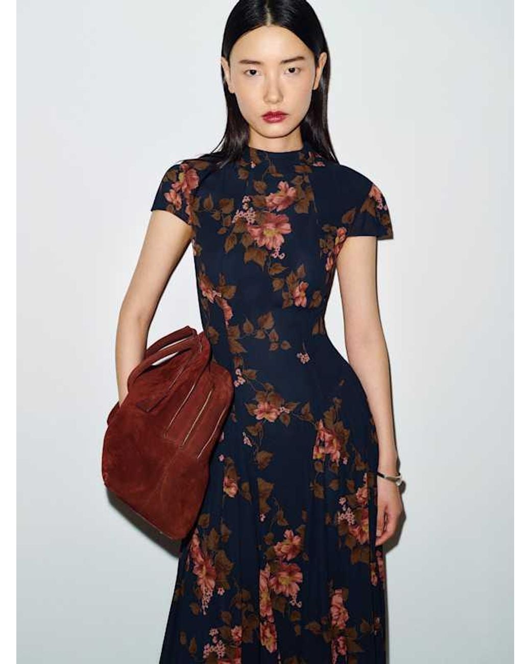 Reformation Blue Petites Maven Dress 0P