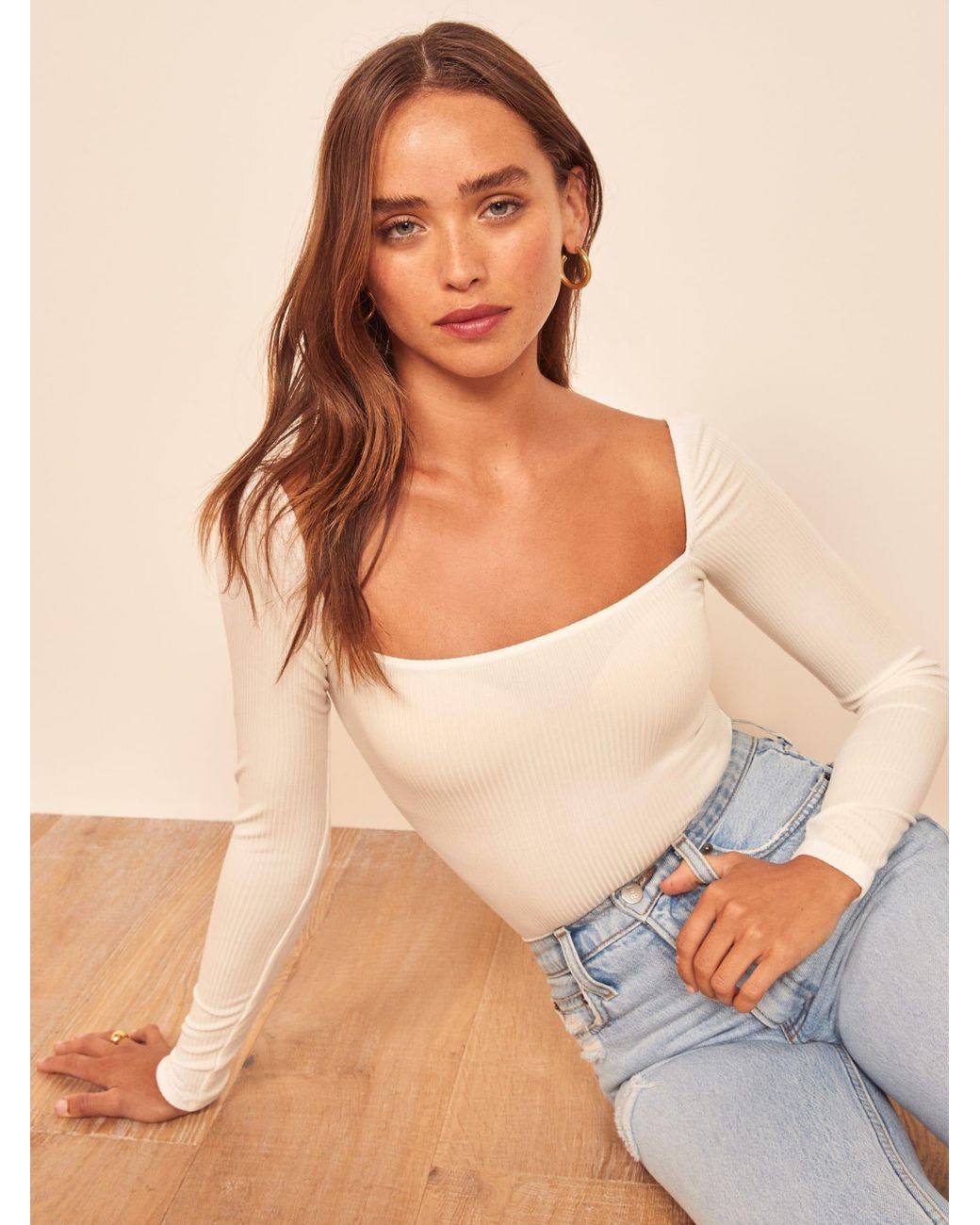 reformation gaia bodysuit